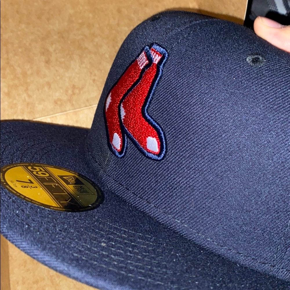 boston red socks new era fitted hat never used.